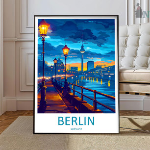 Berlijn Reisprint Muurkunst Berlijn Wanddecoratie Poster