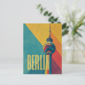 Berlijn retro briefkaart (Staand voorkant)