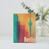 Berlijn retro briefkaart (Staand voorkant)
