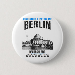 Berlijn Ronde Button 5,7 Cm