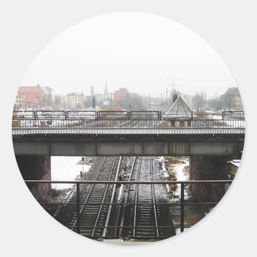 Berlijn Ronde Sticker (Voorkant)