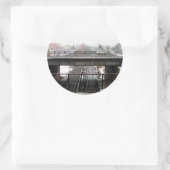 Berlijn Ronde Sticker (Tas)