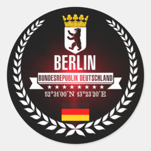 Berlijn Ronde Sticker