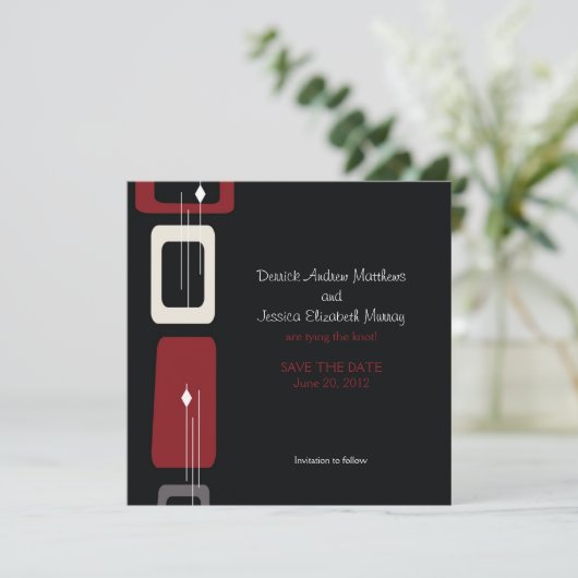 Berlijn sparen de Datum: Brick Save The Date (Staand voorkant)