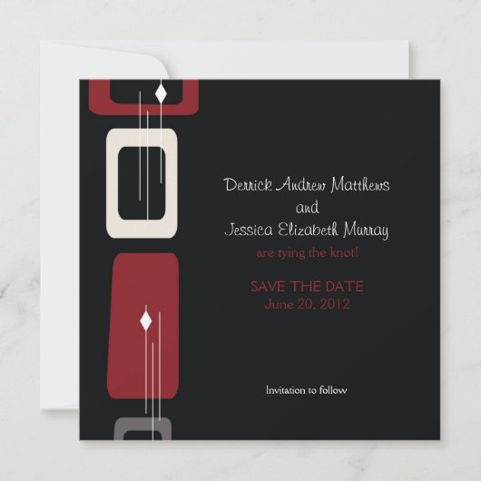 Berlijn sparen de Datum: Brick Save The Date (Voorkant)