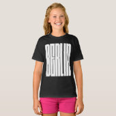 Berlijn stad typografisch ontwerp t-shirt (Voorkant volledig)