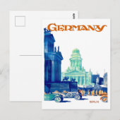 Berlijn stadscentrum, Duitsland Briefkaart (Voorkant / Achterkant)