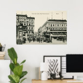 Berlijn tegen Den Linden 1900 Poster (Thuiskantoor)