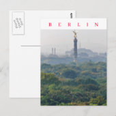 Berlijn Tiergarten uitzicht ansichtkaart Briefkaart (Voorkant / Achterkant)