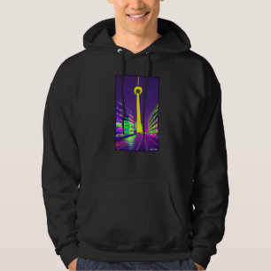 Berlijn Tv Tower Berlin City Street Sight Landmark Hoodie
