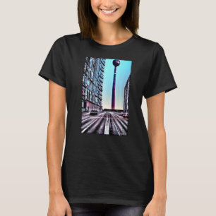 Berlijn Tv Tower Berlin City Street Sight Landmark T-shirt