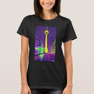 Berlijn Tv Tower Berlin City Street Sight Landmark T-shirt