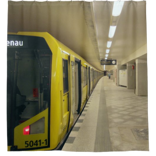 Berlijn U-Bahn Douchegordijn (Voorkant)