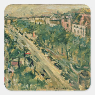 Berlijn, Unter den Linden, 1922 Vierkante Sticker