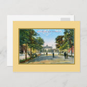 Berlijn Unter den Linden, Brandenburgse gate Briefkaart (Voorkant / Achterkant)