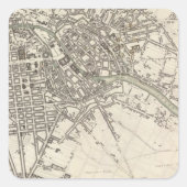 Berlijn Vierkante Sticker (Voorkant)