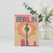 Berlijn vintage  briefkaart (Staand voorkant)