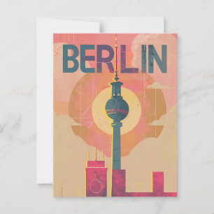 Berlijn vintage briefkaart