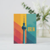 Berlijn vintage  briefkaart (Staand voorkant)