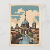Berlijn vintage poster briefkaart (Voorkant)
