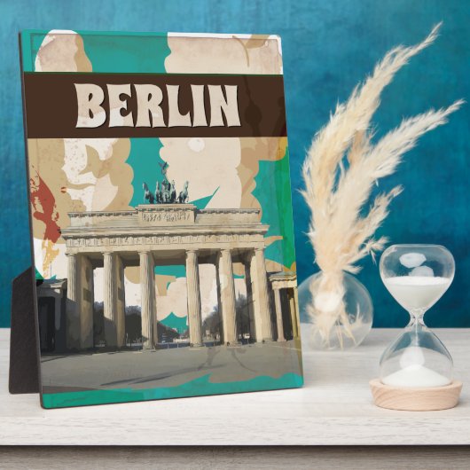 Berlijn Vintage Reisposter Fotoplaat (Zijkant)