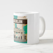 Berlijn Vintage Reisposter Grote Koffiekop (Voorkant rechts)