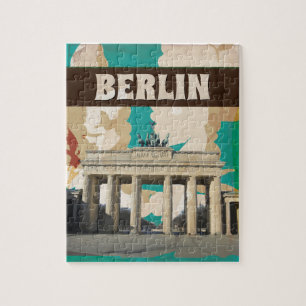 Berlijn Vintage Reisposter Legpuzzel
