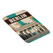 Berlijn Vintage Reisposter Magneet (Rechterzijde)