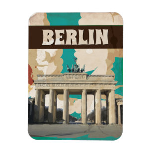 Berlijn Vintage Reisposter Magneet