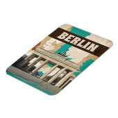 Berlijn Vintage Reisposter Magneet (Linkerzijde)