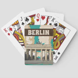 Berlijn Vintage Reisposter Pokerkaarten