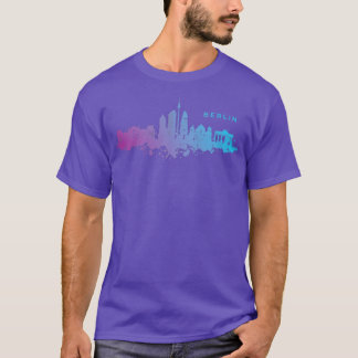 Berlijn Watercolor Skyline T-shirt