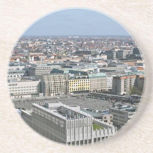 Berlijn Zandsteen Onderzetter (Voorkant)