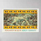 Berlijnse afbeelding Pergamon Museum Duitsland Pos Poster (Voorkant)