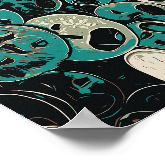 Berlijnse afbeelding van het joodse museum Duitsla Poster (Hoek)