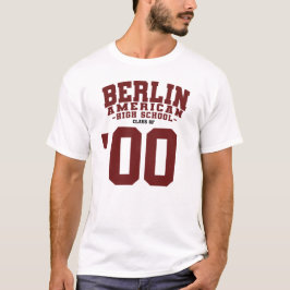 Berlijnse Amerikaanse middelbare school - Jaar van T-shirt