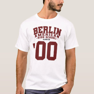 Berlijnse Amerikaanse middelbare school - Jaar van T-shirt