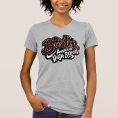 Berlijnse Amerikaanse middelbare school T-shirt (Voorkant)