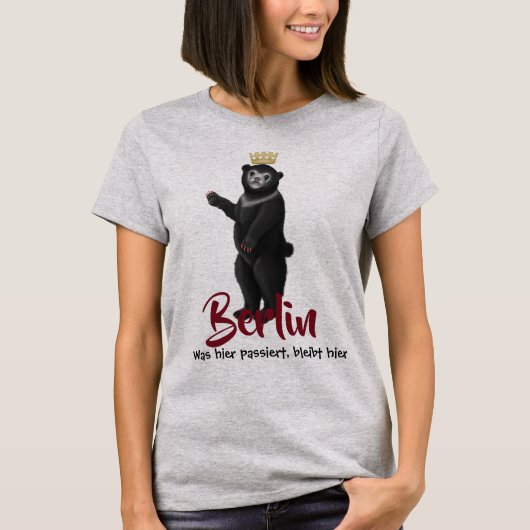 Berlijnse Beer van de Verkiezingen T-shirt (Voorkant)