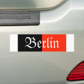 Berlijnse Bumpersticker van de bezetting (Op auto)