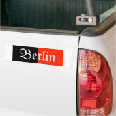 Berlijnse Bumpersticker van de bezetting (Op Truck)