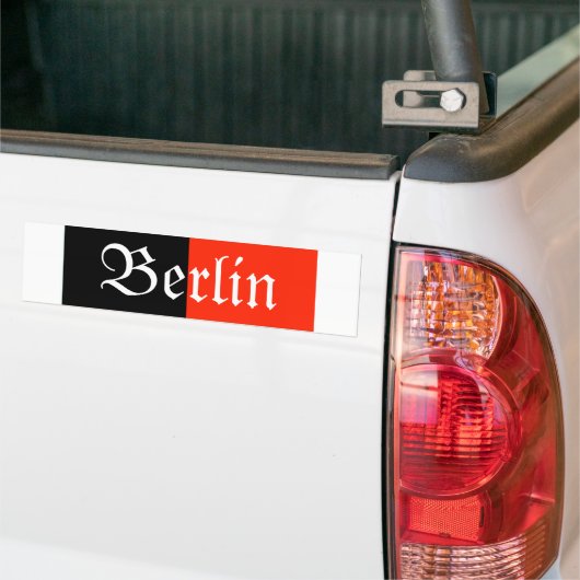 Berlijnse Bumpersticker van de bezetting (Op Truck)