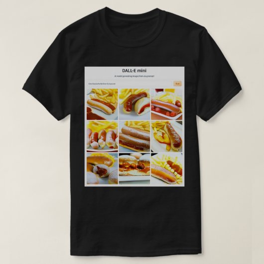 Berlijnse currywurst t-shirt (Design voorkant)