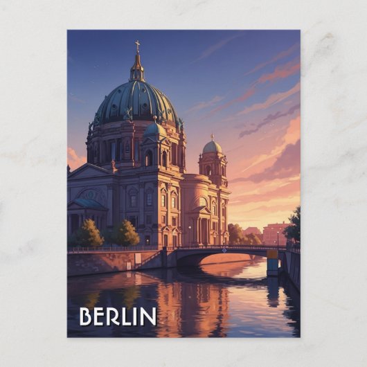 Berlijnse Dom Duitsland Reizen Briefkaart (Voorkant)