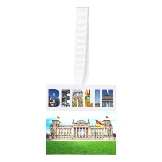 Berlijnse Duitsland: Kerstmis met reisfoto's Decoratie (Voorkant)