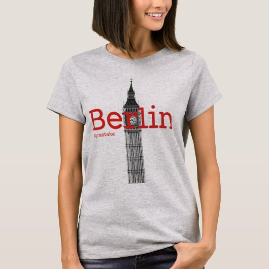 Berlijnse en Big Ben-minzet T-shirt (Voorkant)