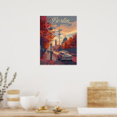 Berlijnse herfstelegantie poster (Keuken)