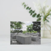 Berlijnse Holocaustmonument Briefkaart (Staand voorkant)