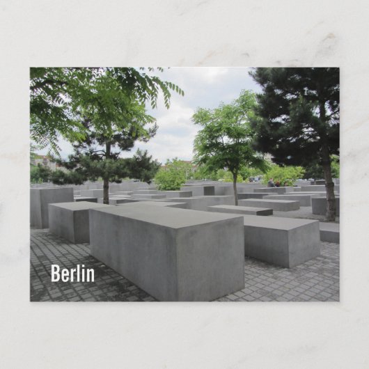 Berlijnse Holocaustmonument Briefkaart (Voorkant)