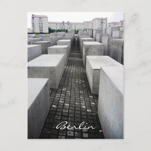 Berlijnse Holocaustmonument Briefkaart (Voorkant)